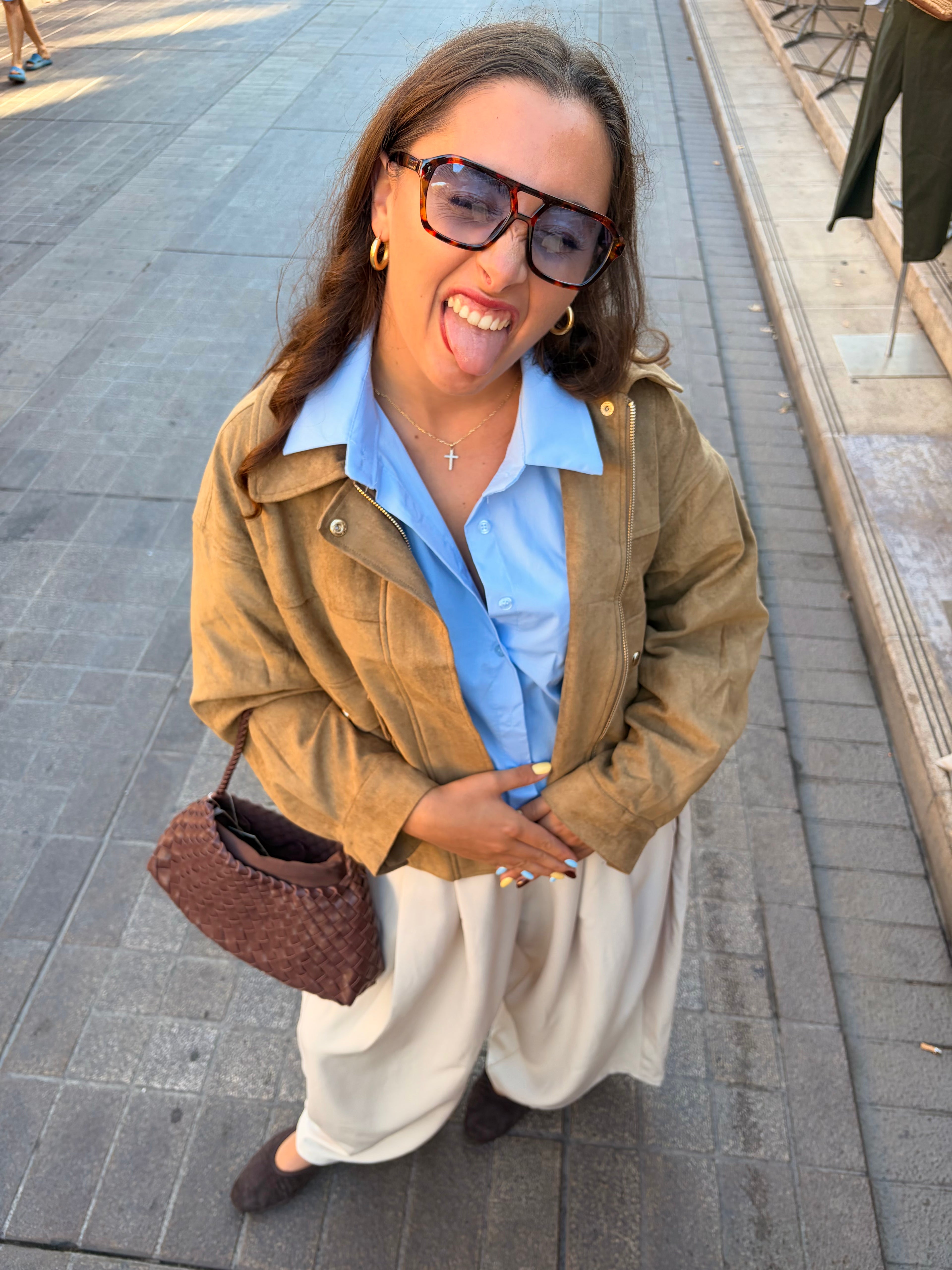 Chemise Elisa bleu ciel, coton