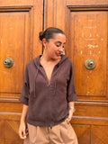 GILET BONNIE – CHOCOLAT
