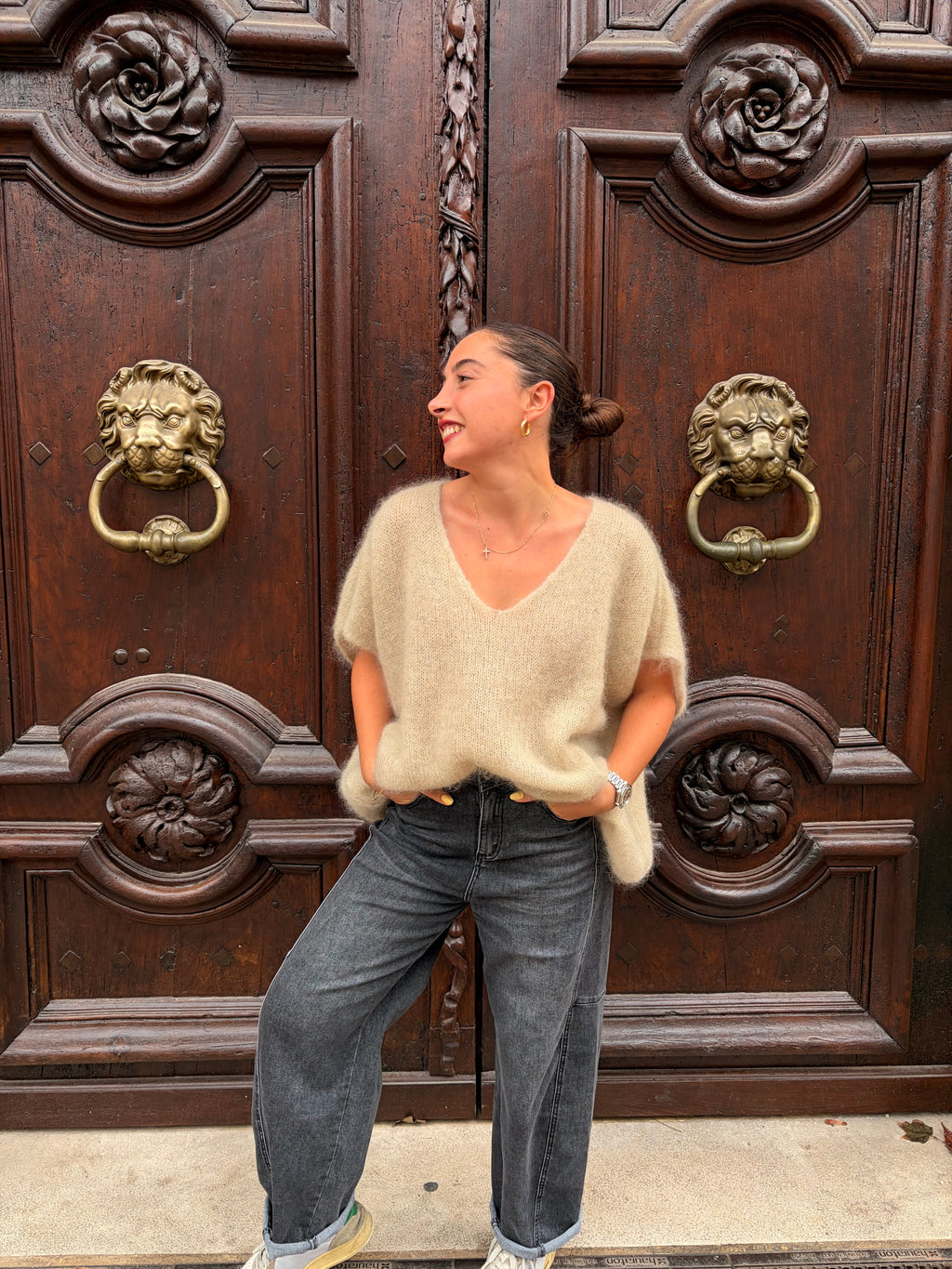 PULL ROMY – BEIGE
