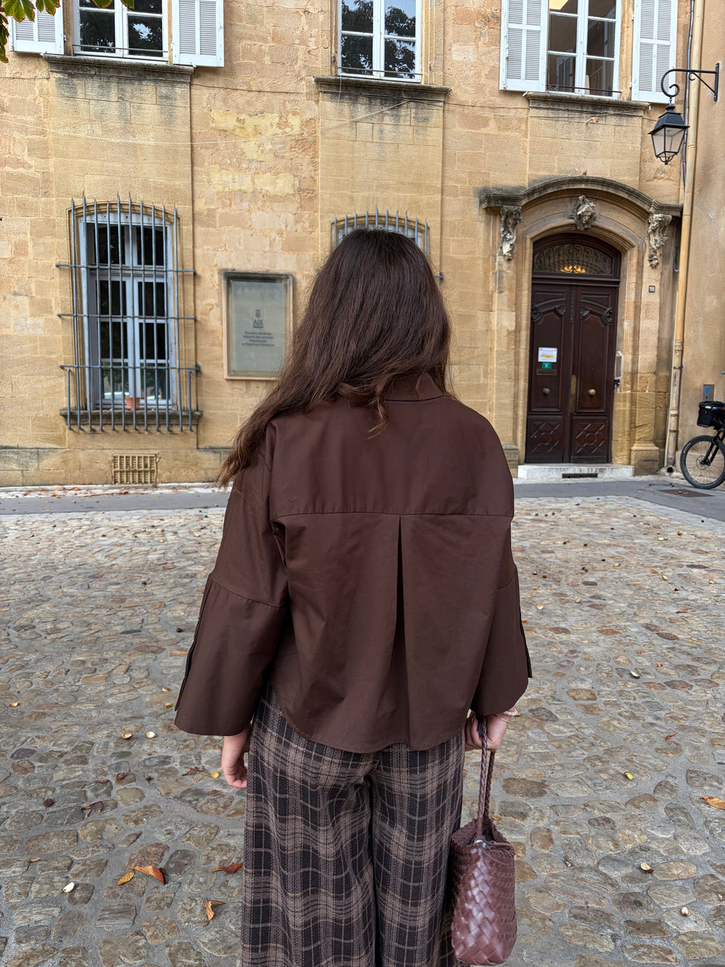 CHEMISE ELISA – CHOCOLAT